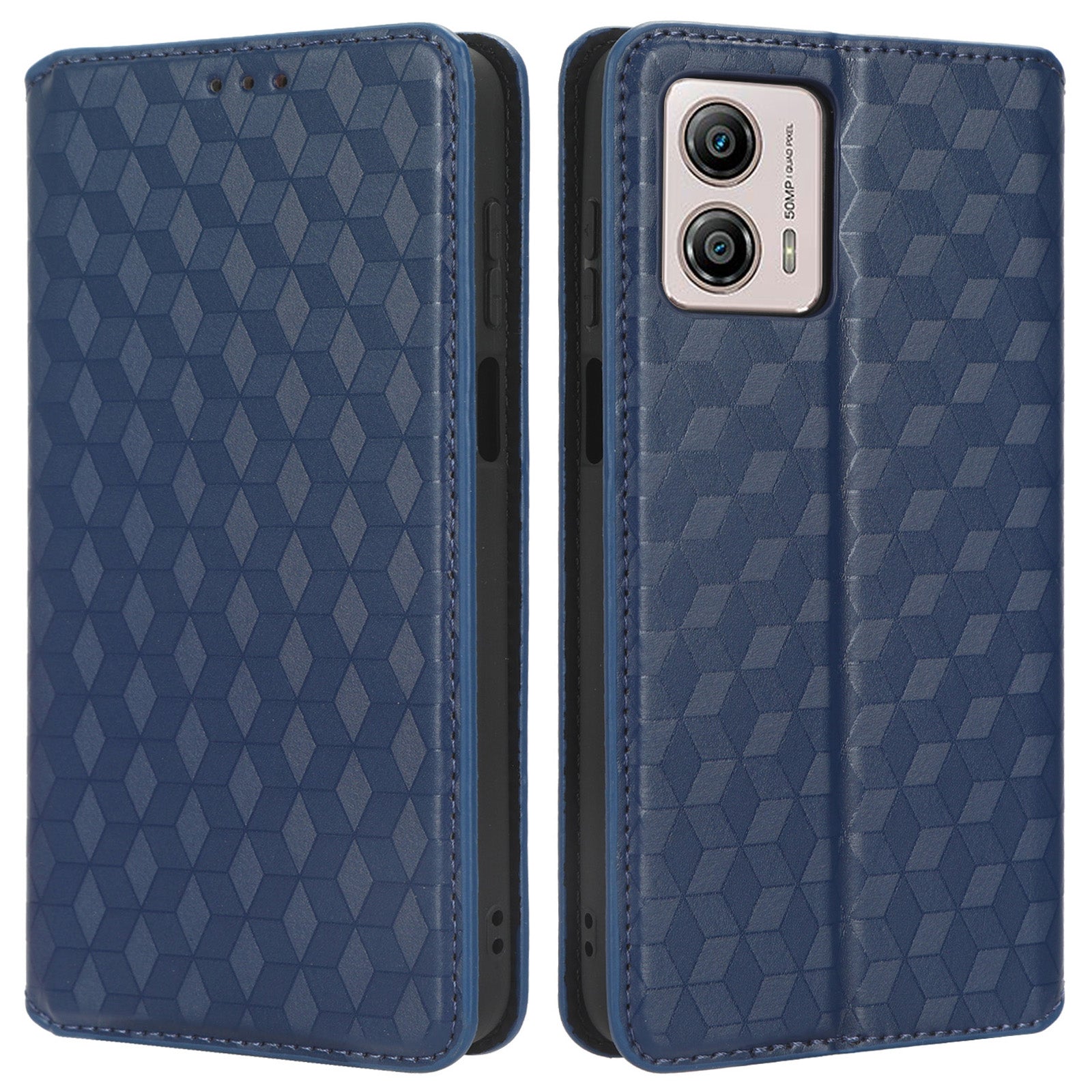 For Motorola Moto G73 5G Imprinted Rhombus Phone Case Pattern PU Leather Wallet Stand Cover For Motorola Moto G73 5G Imprinted Rhombus Phone Case Pattern PU Leather Wallet Stand Cover